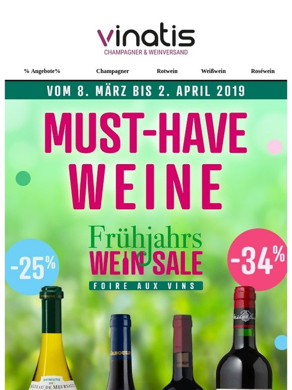 Jetzt aber! Bis 34-% auf Must-have Weine