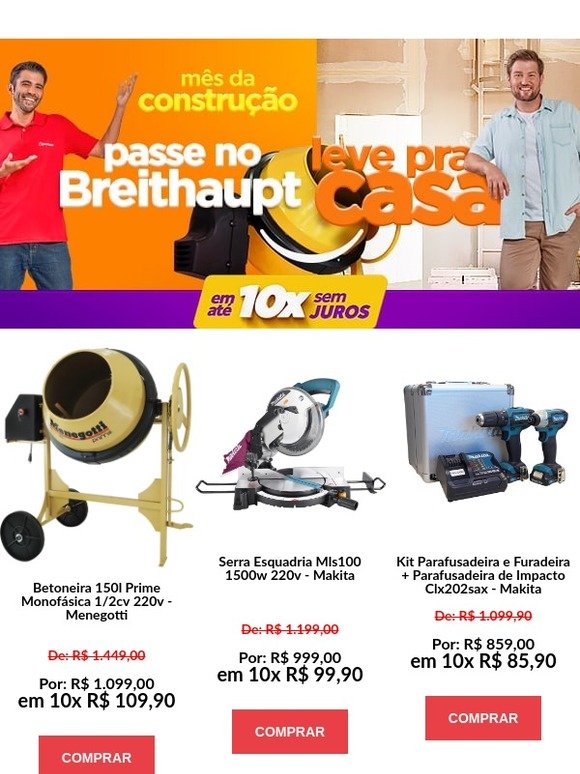 Passe no Breithaupt e leve pra casa - mÃªs da construÃ§Ã£o ï»¿â¨