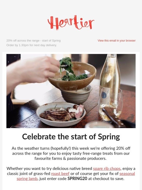 Celebrate Spring with Heartier