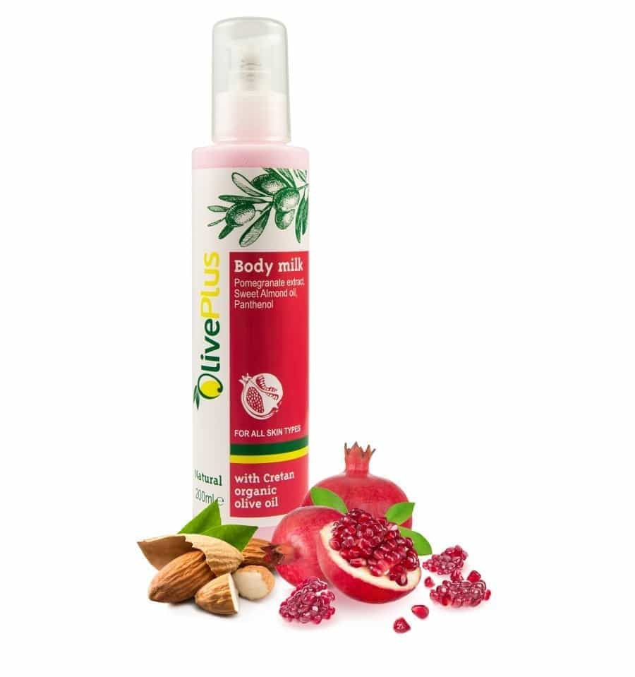 body milk with pomegranate
