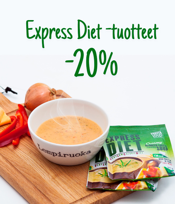 : Express Diet -20 %. Paino haltuun terveellisin keinoin. |  Milled