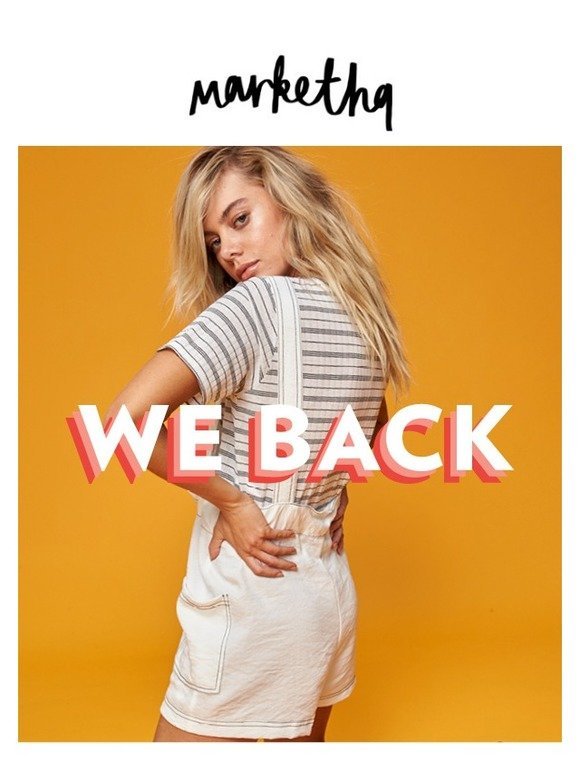 Most Popular | Back in Stock