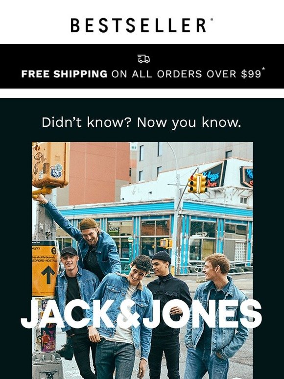 jack and jones keep it real