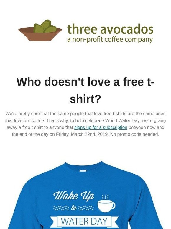 How about a free shirt?