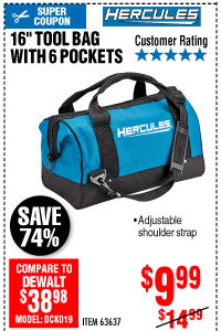 View 16 in. Tool Bag with 6 Pockets