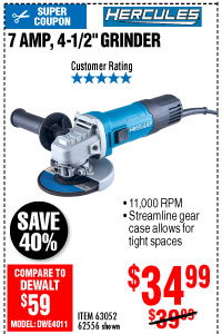 View 4-1/2 in. 7 Amp Small Angle Grinder