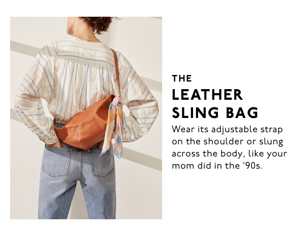 leather sling bolsa madewell