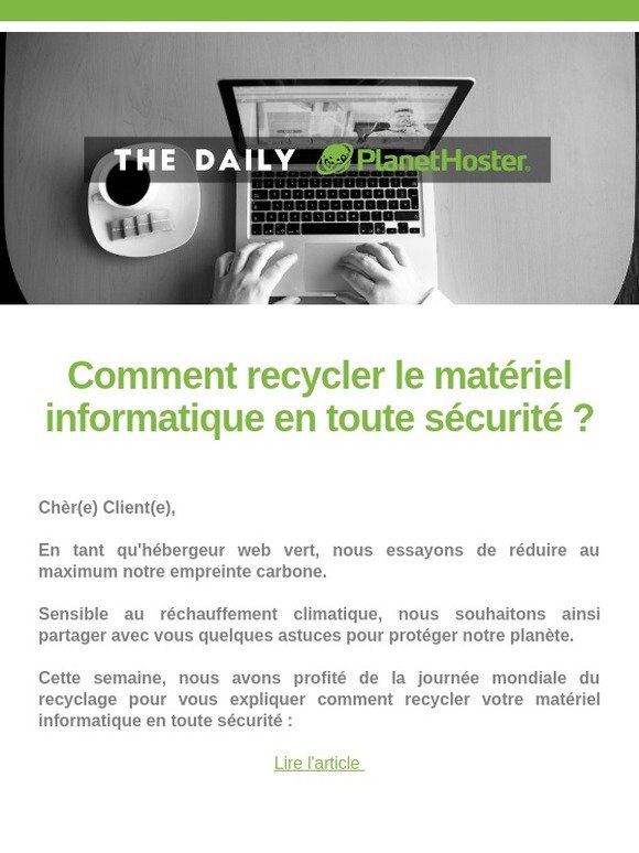 Comment recycler le matériel informatique en toute sécurité ?