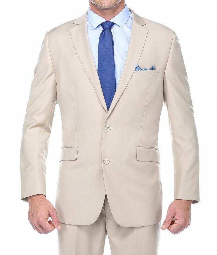 Vanderbilt Collection - Classic 2 Piece Suit 2 Buttons Regular Fit In