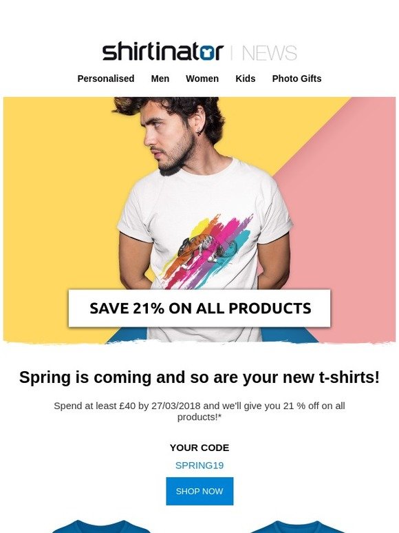Spriiiing is coming, your new t-shirt too
