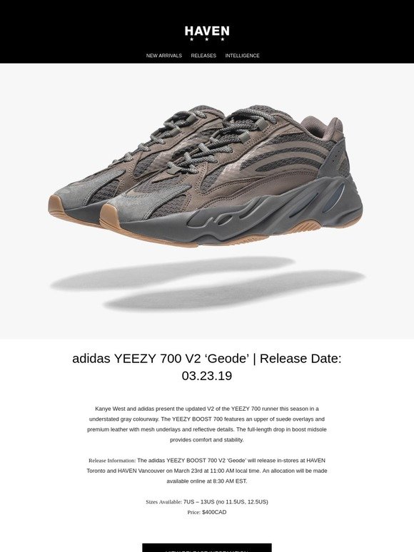 haven yeezy 700