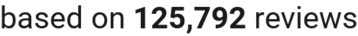 number of reviews