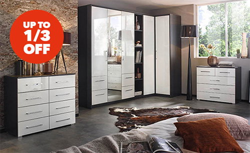 Save up to 1/3 on Bedroom Furniture