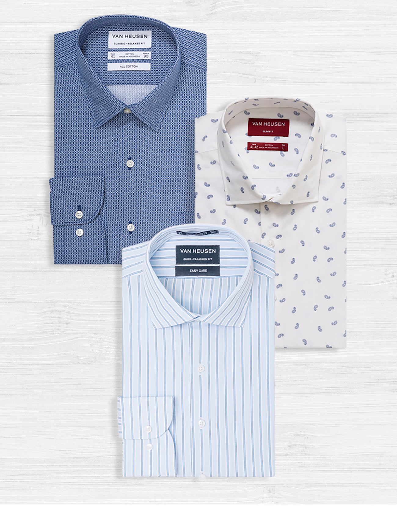 van heusen business shirts online