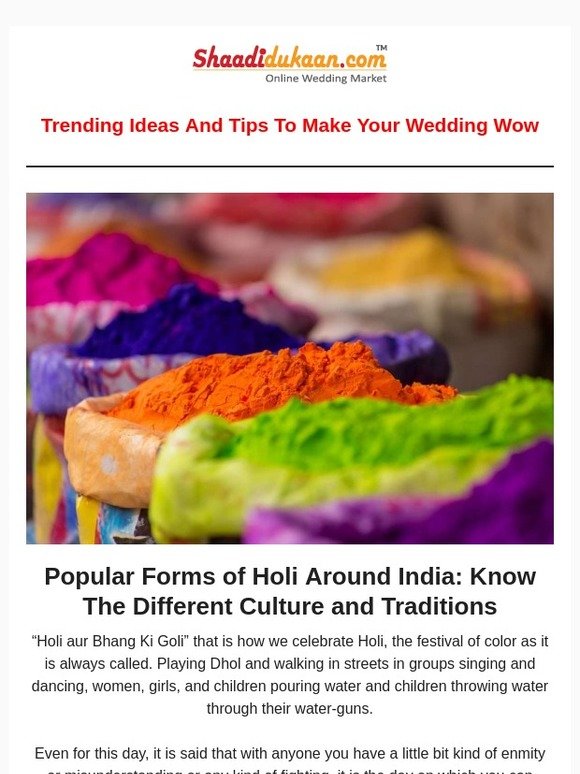 Popular Forms of Holi Around India: Know The Different Culture and Traditions