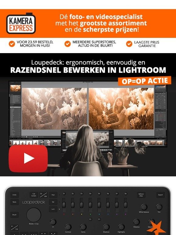 Razendsnel bewerken in Lightroom!