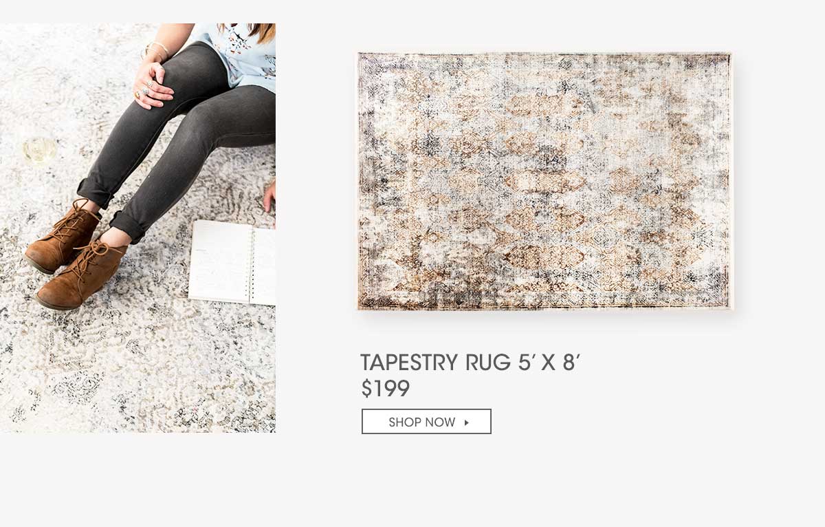 TAPESTRY RUG 5' X 8' | $199