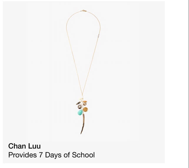 Chan Luu Abalone Mix Charm Layering Necklace