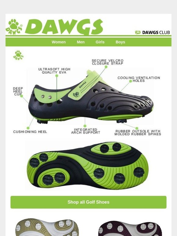 DAWGS Try the worlds lightest golf shoes... Milled