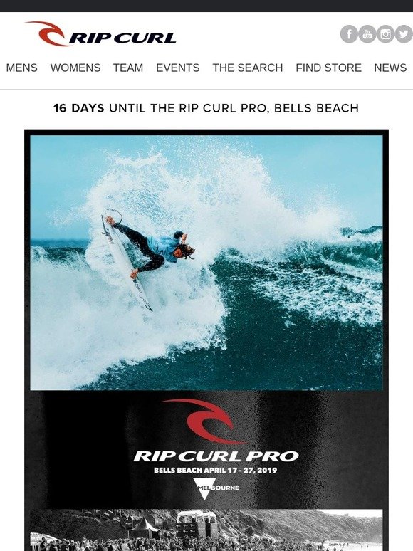 Rip Curl Australia Hey your 2019 Rip Curl Pro Merchandise is ready Milled Rip Curl Australia Hey your 2019 Rip Curl Pro Merchandise is ready Milled