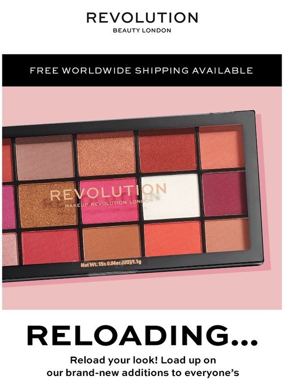 Revolution Reload Your Look With 4 New Eye Palettes Milled