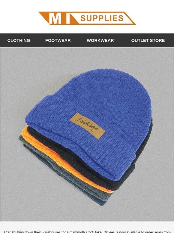 MI Supplies: Dickies is Back in Stock 