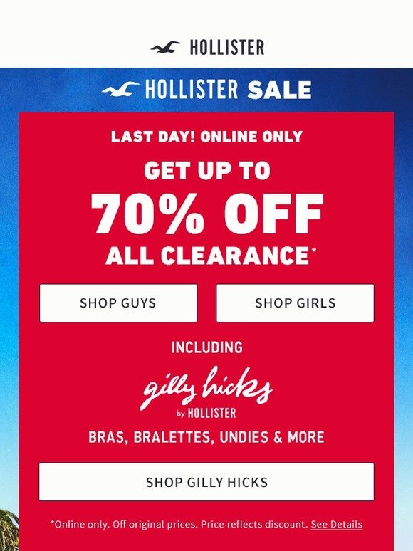 hollister sale