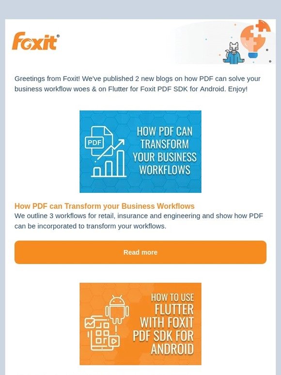 How PDF can transform your workflows, Flutter for Foxit & more