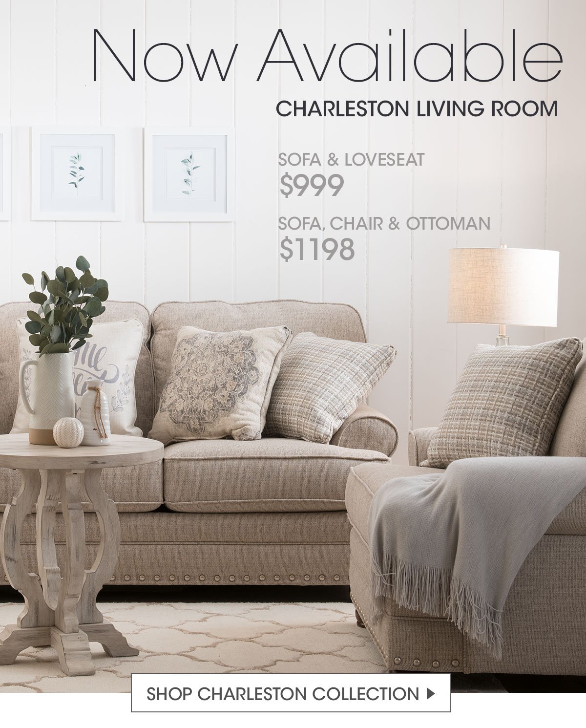 Bobs Discount Furniture My Charleston Living Room Collection Is Now Available Milled