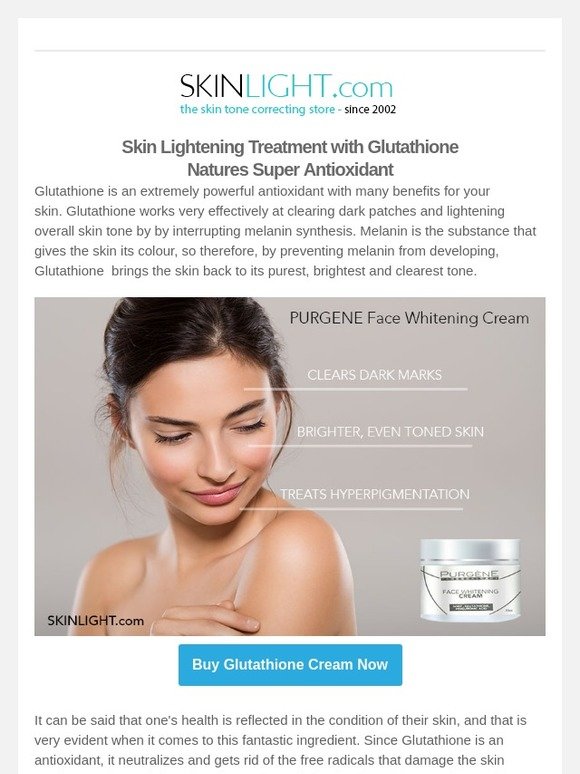 SkinLight: Recommended Glutathione Lightening Cream - Results in Just 30  Days! | Milled