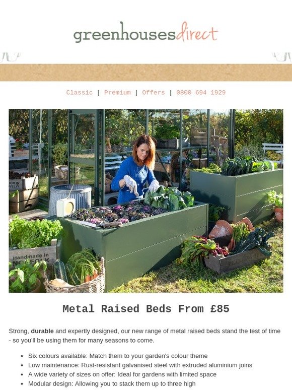 Greenhouses Direct Introducing Rhino Raised Beds From Just £85 🌷🌿🌱