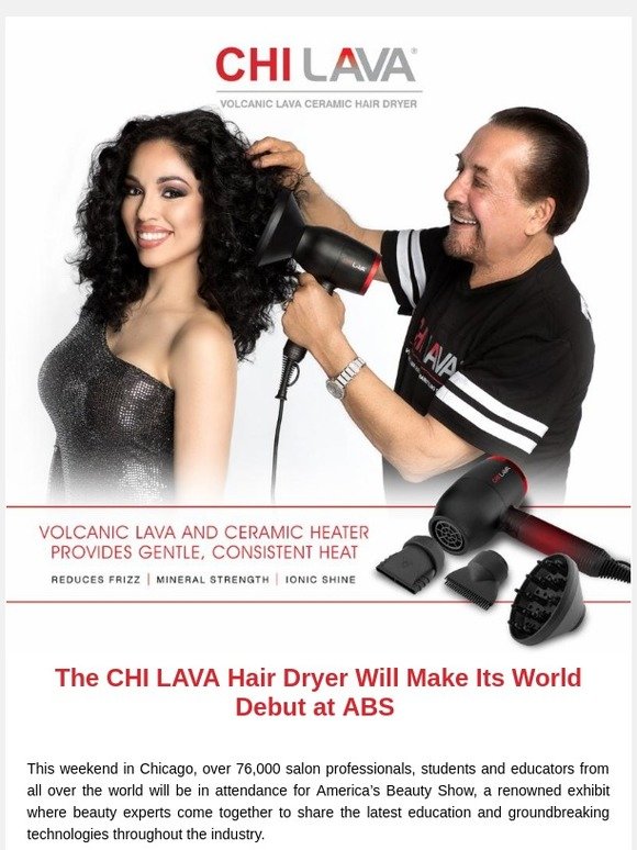 chi lava blow dryer