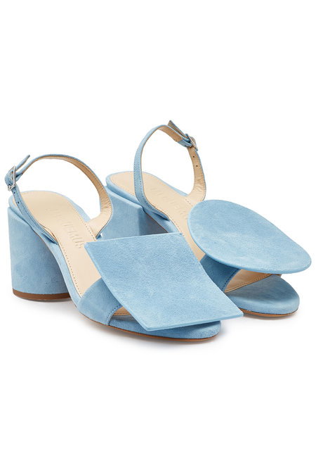 Suede Les Rond Carre Sandals | JACQUEMUS