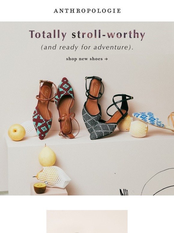 Anthropologie: Those shoes you looked at? | Milled