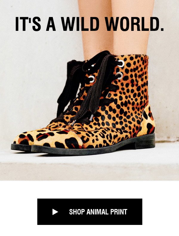Bota Coturno Tratorado Animal Print | Schutz