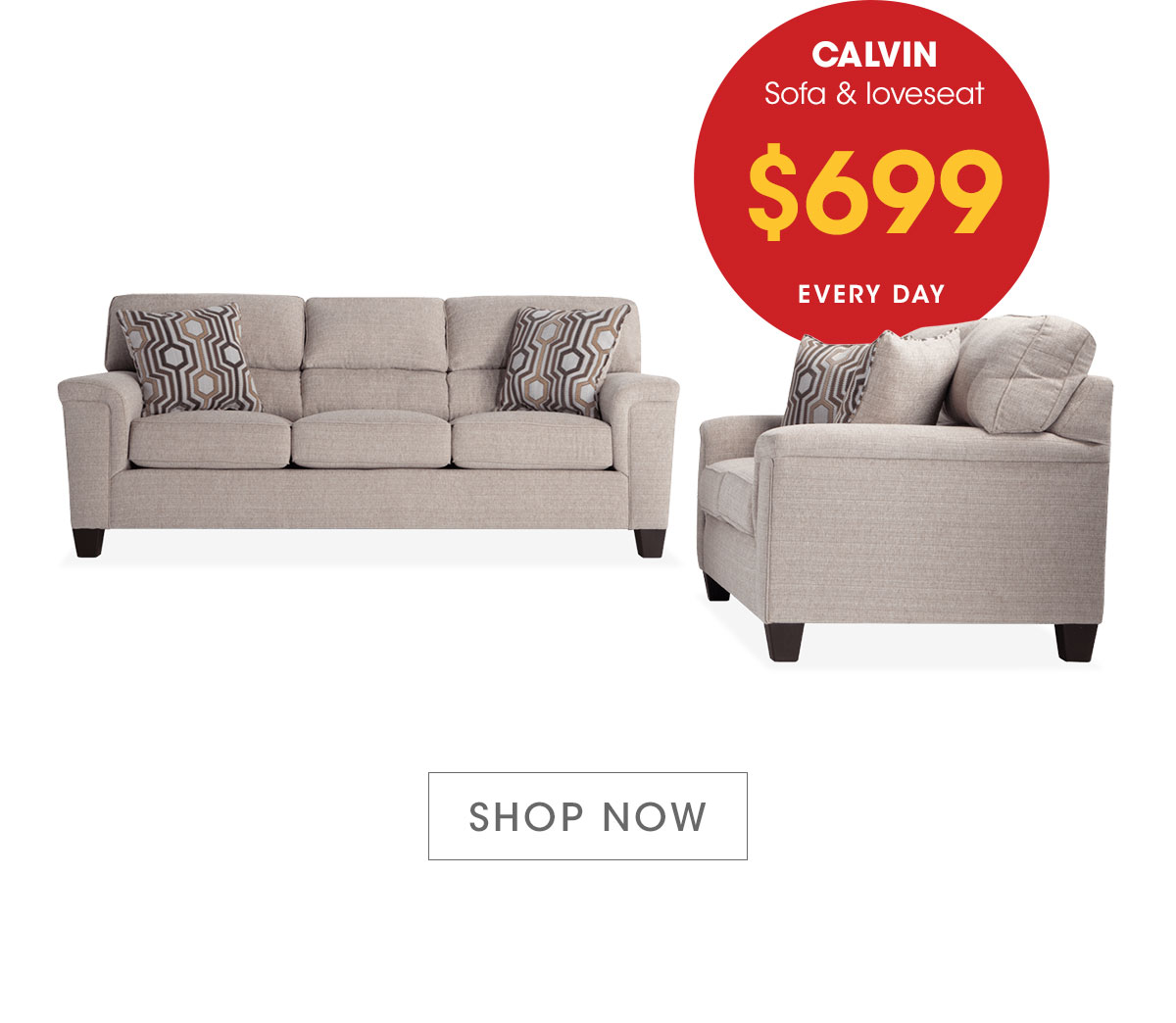 Bob's Discount Furniture My Calvin 2 Piece Sectional for Only 699! Milled