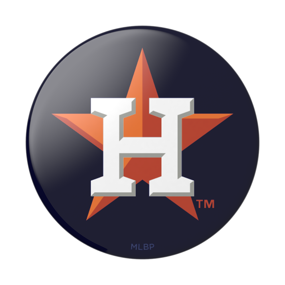 PopSockets White Houston Astros Team Design PopGrip