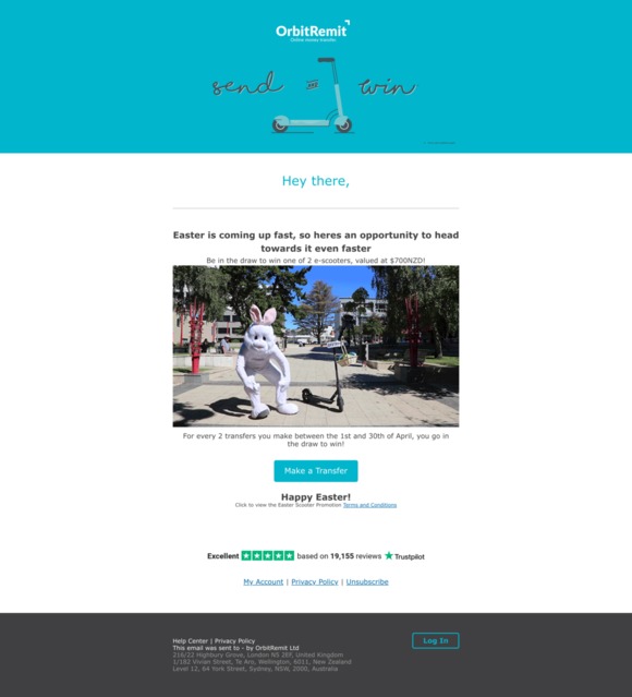 Win an e-scooter this Easter!