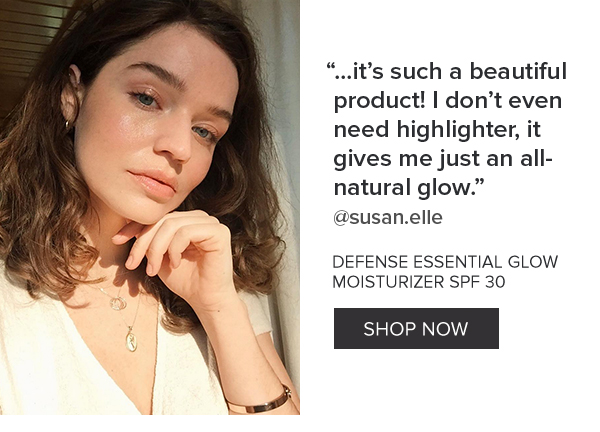 defense essential glow moisturizer