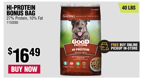 rural king grain free dog food