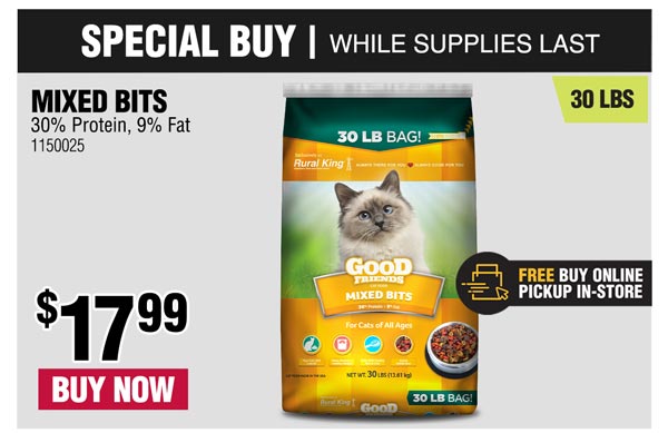 rural king cat food