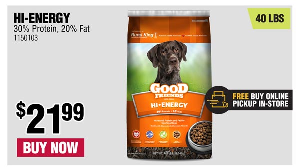 good friends dog food rural king