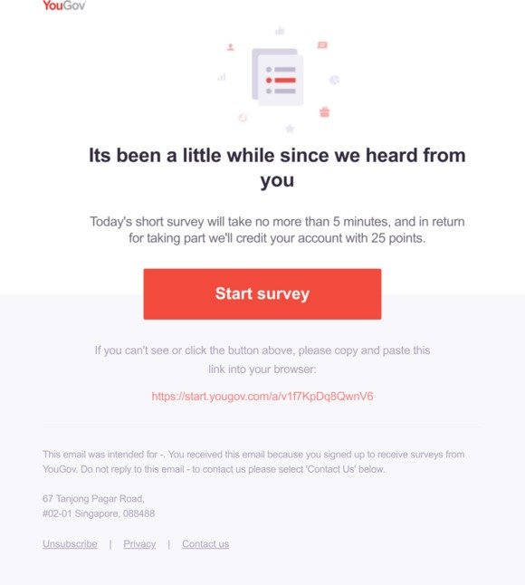 Today's short YouGov survey!