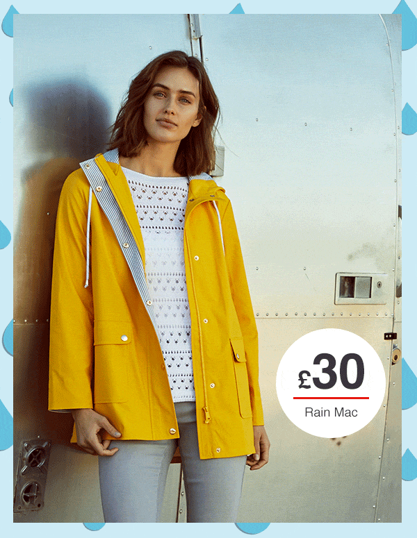 matalan yellow raincoat