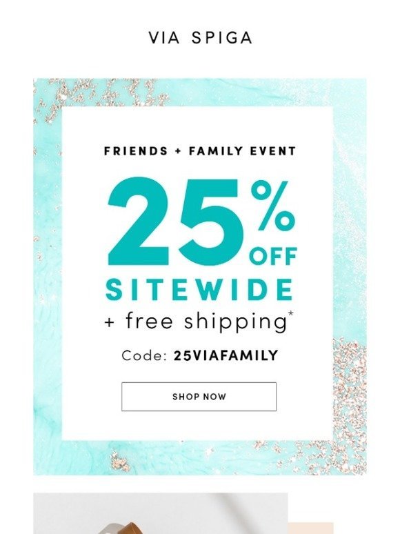 Limited Time Only: 25% off Sitewide + Free Shipping
