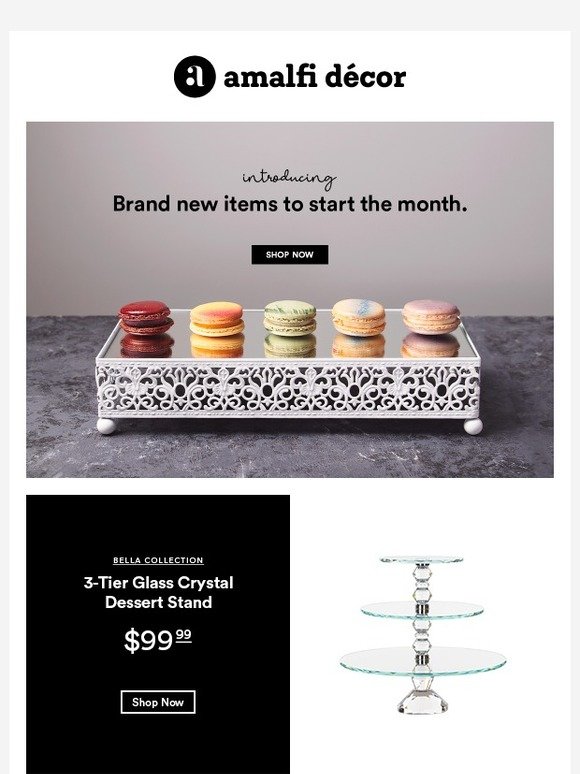 New Cake Stands and More