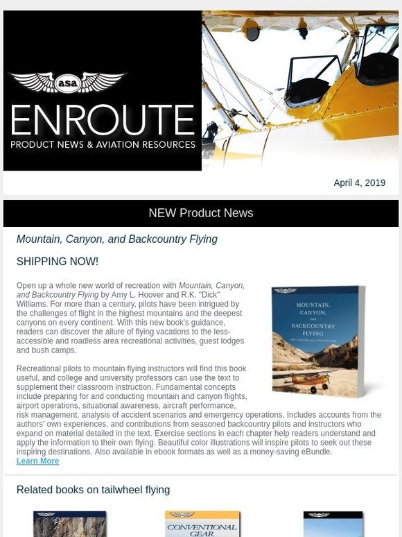 ENROUTE eNewsletter - April 4, 2019