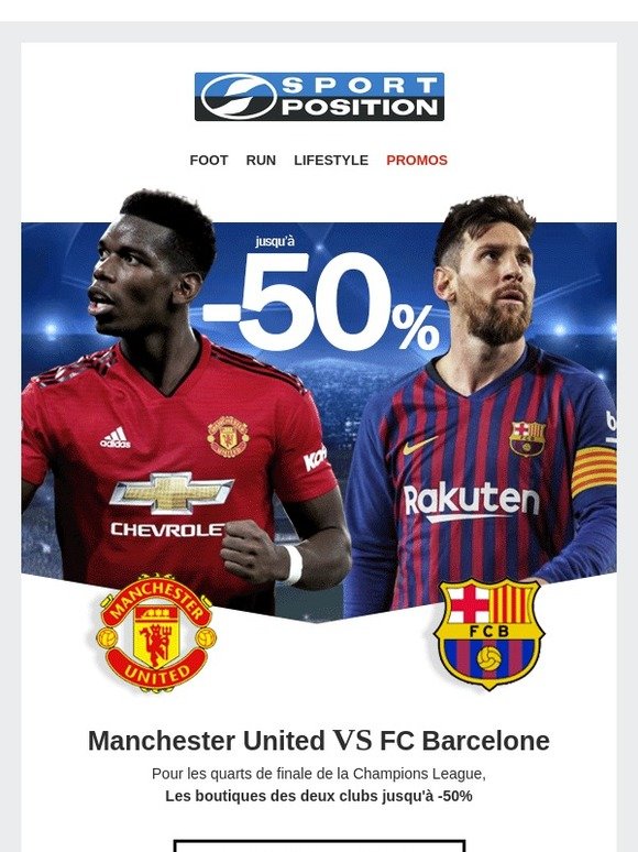 La champions League jusqu'à -50% !!