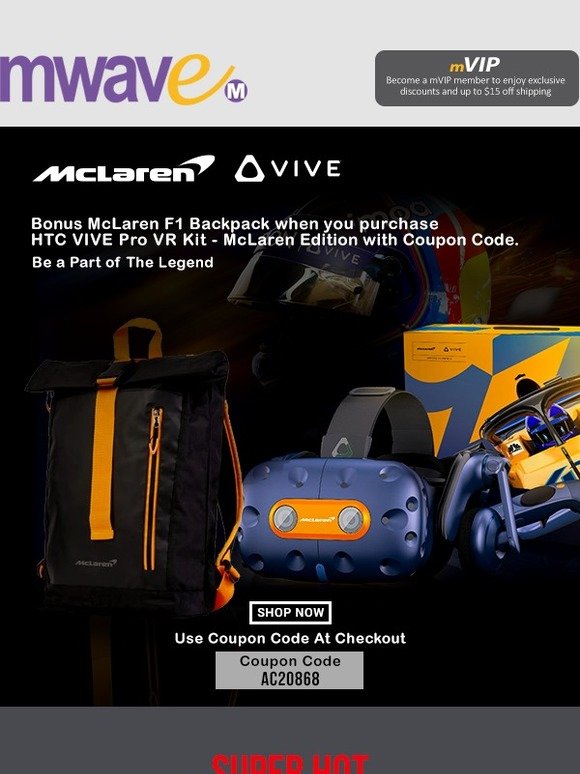 mclaren f1 backpack