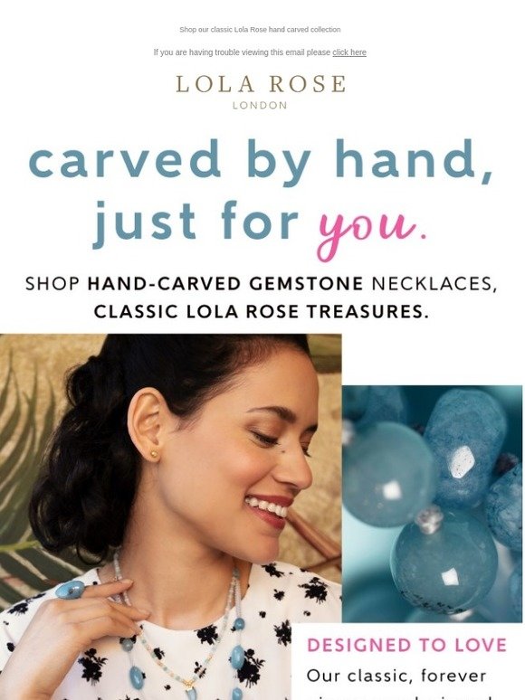 Lola Rose: New In | Hand Carved Pieces 